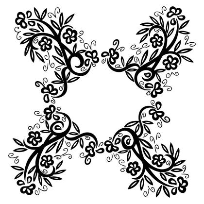 Floral Corner Design