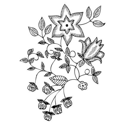 Floral Vine Ornament