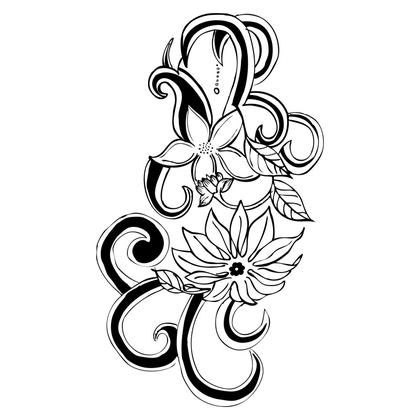 Floral Swirl Design