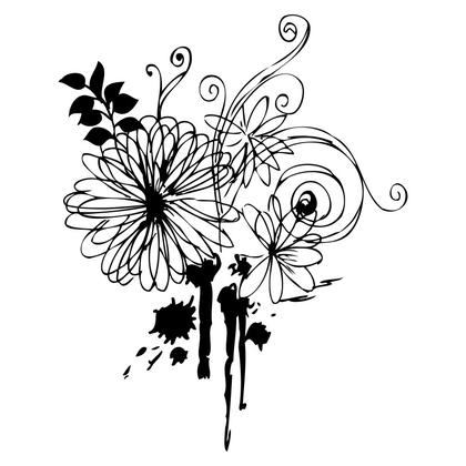 Floral Silhouette Design