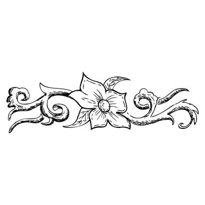 Floral Swirl Illustration