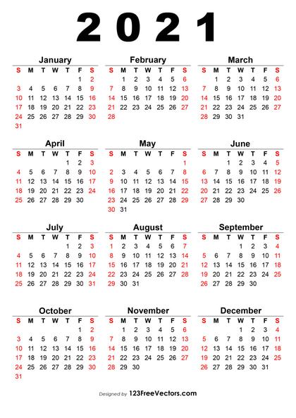 2021 Calendar