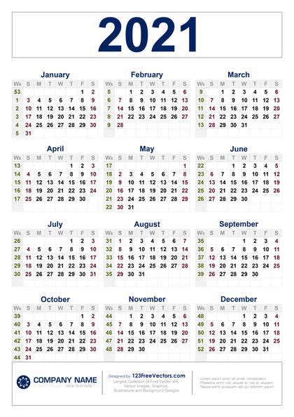 2021 Calendar