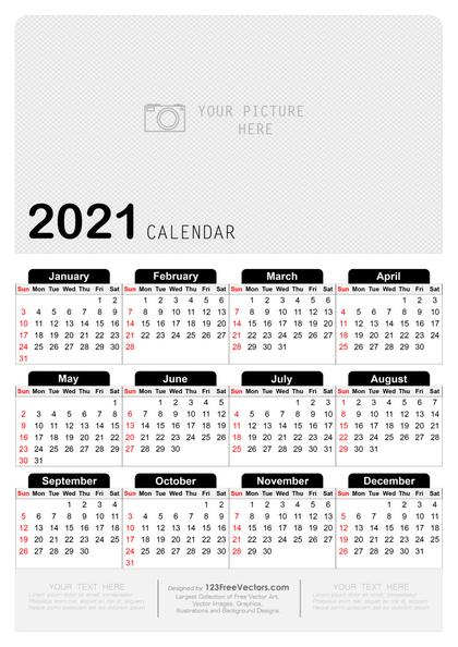 2021 Calendar Template