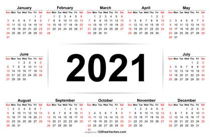 2021 Calendar