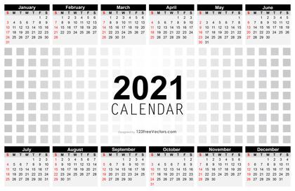 2021 Calendar