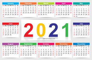 2021 Calendar