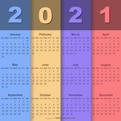 2021 Calendar
