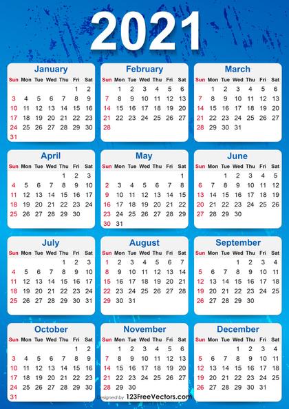 2021 Calendar