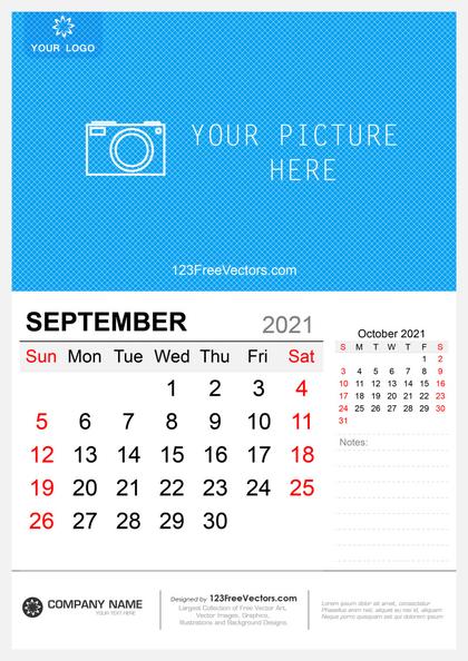 September 2021 Calendar