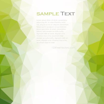 Light Green Abstract Geometric Polygon Background Design