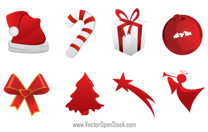 Free Christmas Icons Vector Graphics