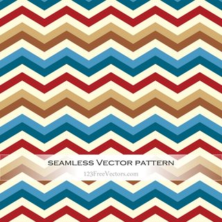 Retro Zigzag Pattern Background Vector