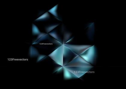 Black and Blue Geometric Triangle Background Image