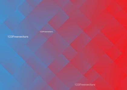 Blue and Red Geometric Background