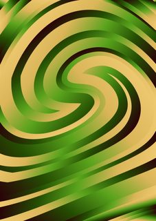 Swirling Green and Gold Gradient