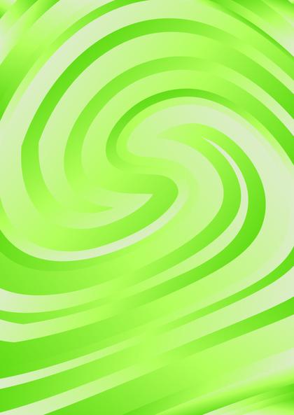 Swirling Green Lines