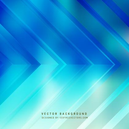 Abstract Turquoise Blue Arrow Background Template