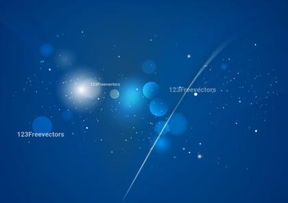 Blue Starry Abstract