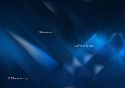 Abstract Blue Geometric Design