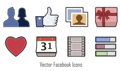 Vector Facebook Icons