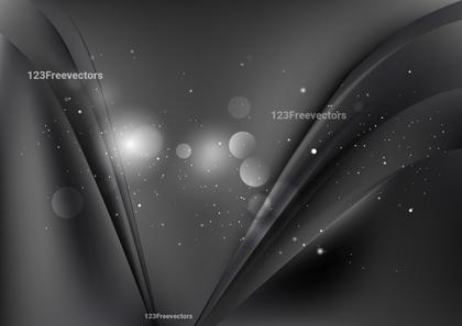 Abstract Dark Grey Graphic Background Vector Illustration