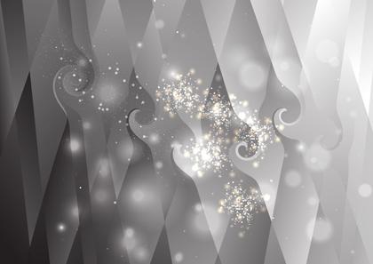 Abstract Swirls and Glitter