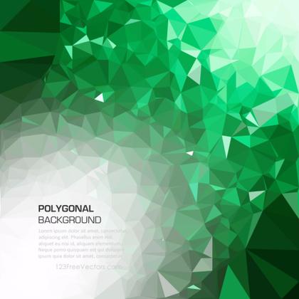 Jade Color Polygonal Background