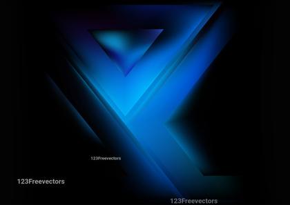 Geometric Blue Abstraction