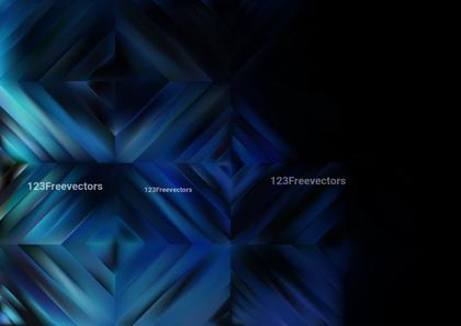 Geometric Blue Diamond