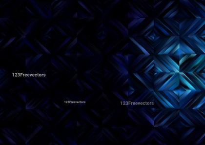 Geometric Blue Abstract
