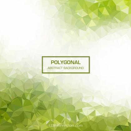 Moss Green Geometric Polygon Background Graphics