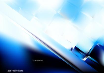 Abstract Blue and White Lines