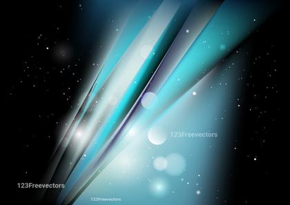 Abstract Blue Light Streaks