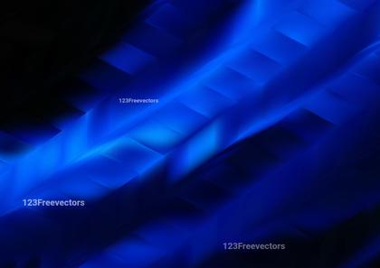 Cool Blue Abstract Graphic Background Illustration