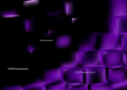Abstract Purple Cubes