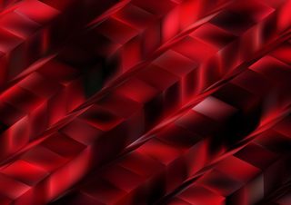 Red Cubes Abstract