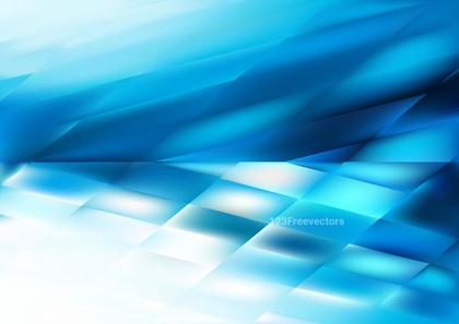 Abstract Blue Geometric Design