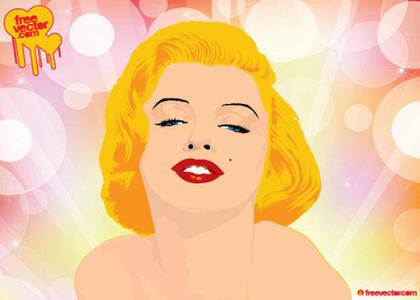 Marilyn Monroe Vector Art