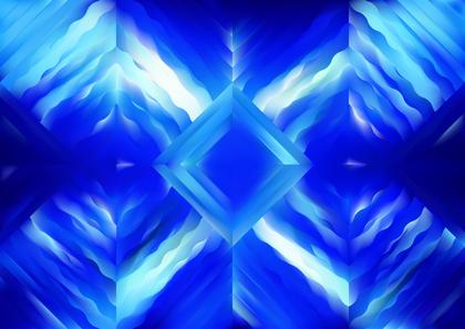 Abstract Blue Diamond