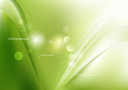 Green Wave Background