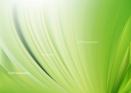 Green Wave Background