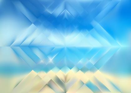 Geometric Blue Abstract