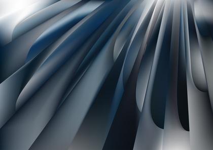 Abstract Blue and Gray Swirls