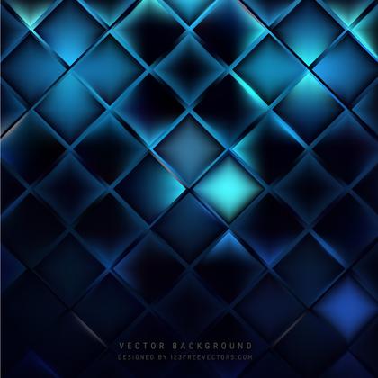 Abstract Blue Black Square Background Template