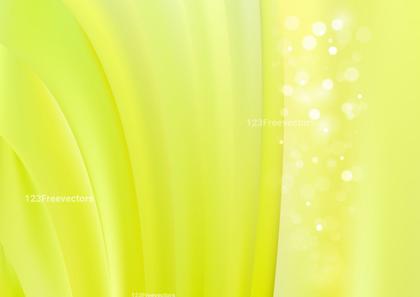 Abstract Yellow Bokeh Background