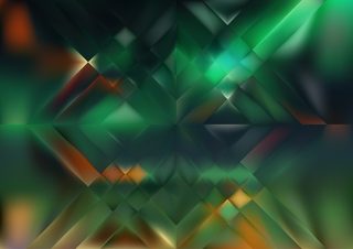 Geometric Green Abstract