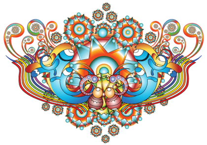 Free Psychedelic Vector Background