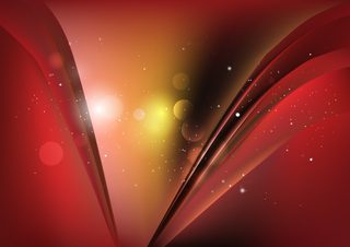 Abstract Red and Orange Waves