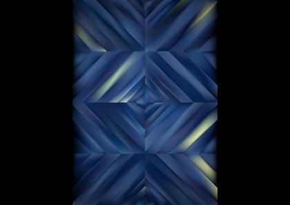 Geometric Blue Diamond